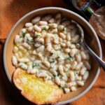 cannellini white beans with parmesan broth