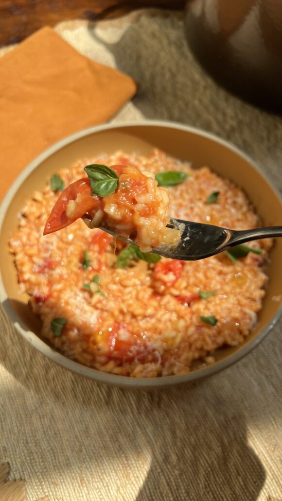 fresh tomato risotto vialone nano