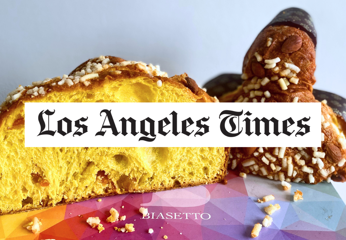 Biasetto Colomba in the LA Times