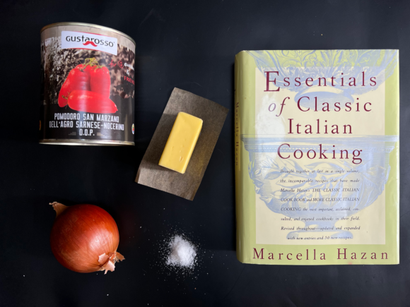 marcella hazan san marzano tomato sauce butter and onion